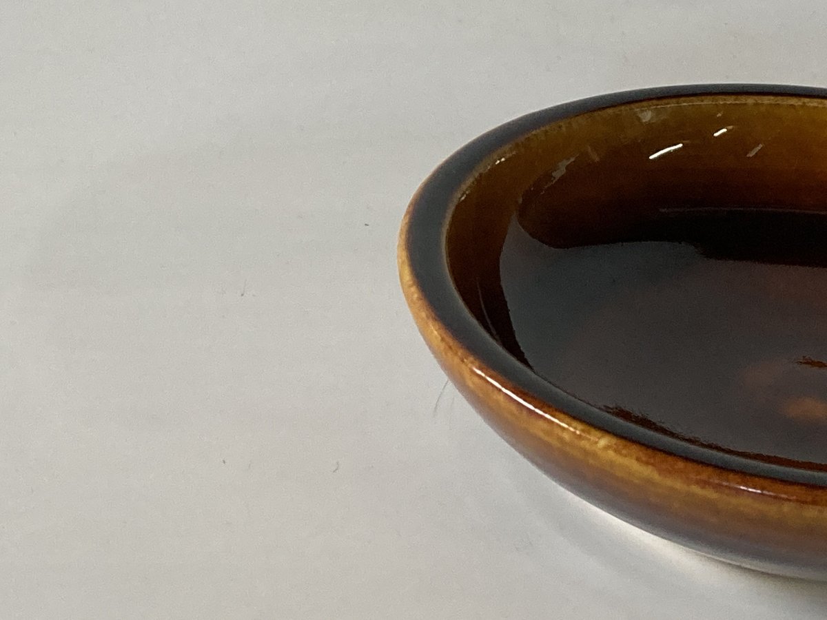 出西窯　黒飴角蓋付 出西窯黒飴角蓋付