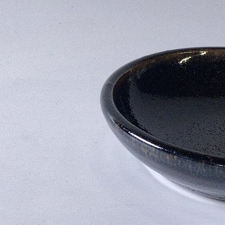 深皿（4.5寸／約13.5cm）黒　（14）