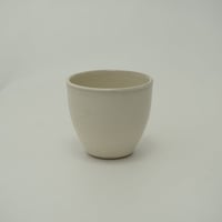 ウォーク型湯呑（小）白　（14）