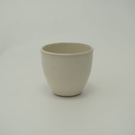 ウォーク型湯呑（小）白　（14）