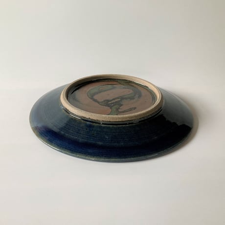 平皿（8寸／約24cm）呉須　（04）