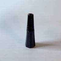 下面取筒花入（小　高さ約18cm）黒（08）