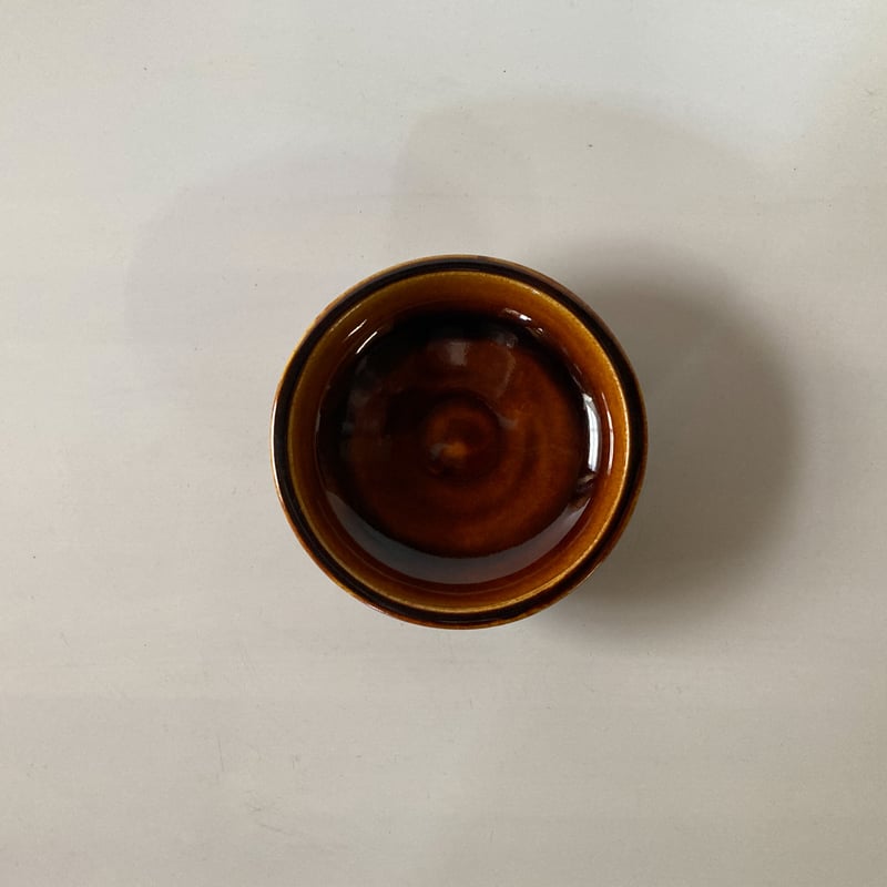 深皿（4.5寸／約13.5cm）飴 （14） | 出西窯 on-line STORE