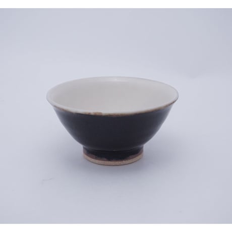 ご飯茶碗（小　口径約11.5cm・高さ約6cm）黒　（08）