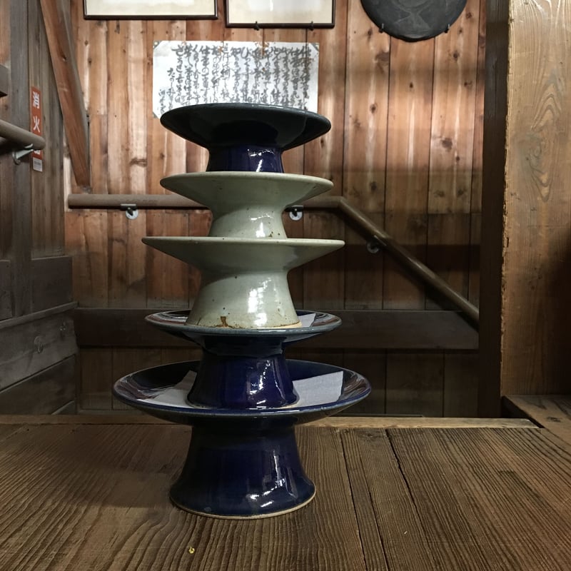 コンポート(6寸/約18cm・高さ8~8.5cm)呉須 (04) | 出西窯 コンポート(6寸/約18cm・高さ8~8.5cm)呉須 (04) | 出西窯