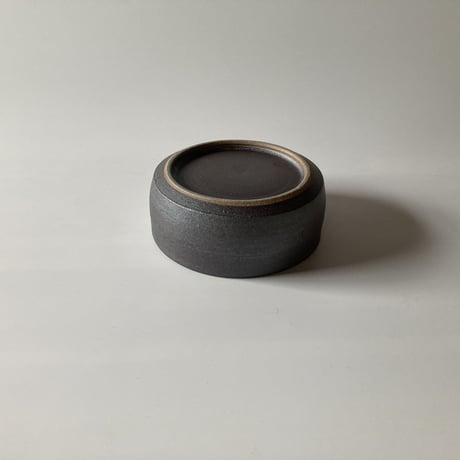 切立ドラ鉢（4寸／約12cm）呉須 ・外鉄　（07）