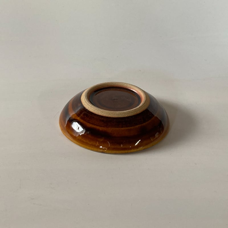 深皿（4.5寸／約13.5cm）飴 （14） | 出西窯 on-line STORE