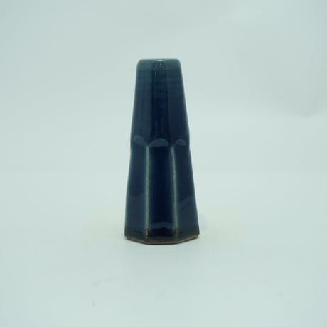 下面取筒花入（豆　高さ約11cm）呉須（08）