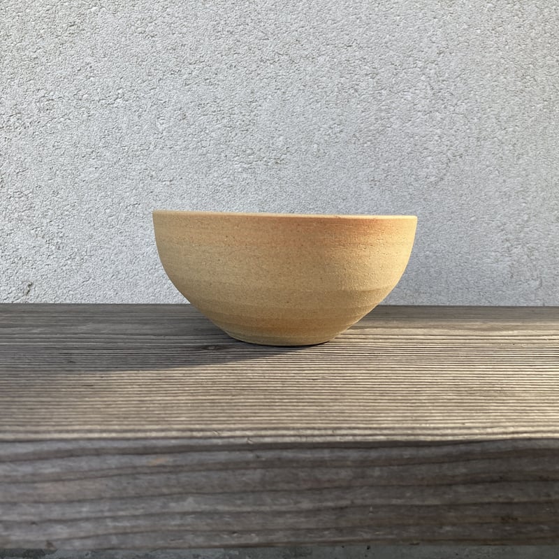 ボウル（5寸／約15㎝）黒・外焼締め （05） | 出西窯 on-line STORE