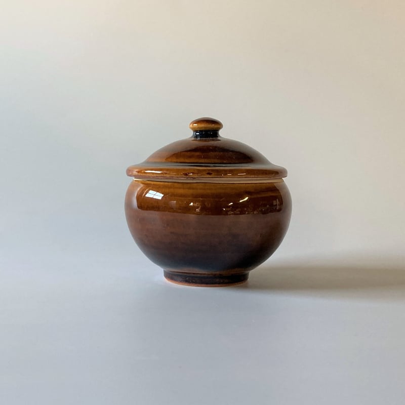 出西窯　黒飴角蓋付 出西窯 黒飴角蓋付 出西窯 角皿