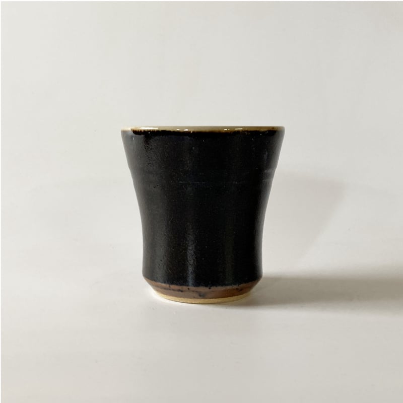 フリーカップ 黒（口径約9cm・高さ約10cm) （03） | 出西窯 on-line STORE