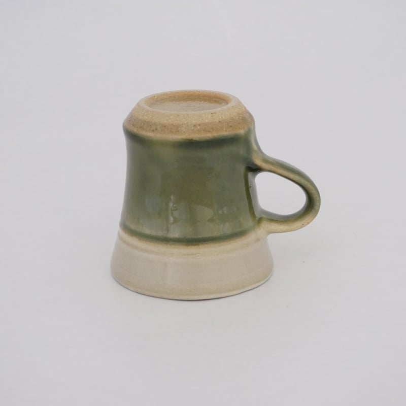 手付カップ 下緑 （03） | 出西窯 on-line STORE