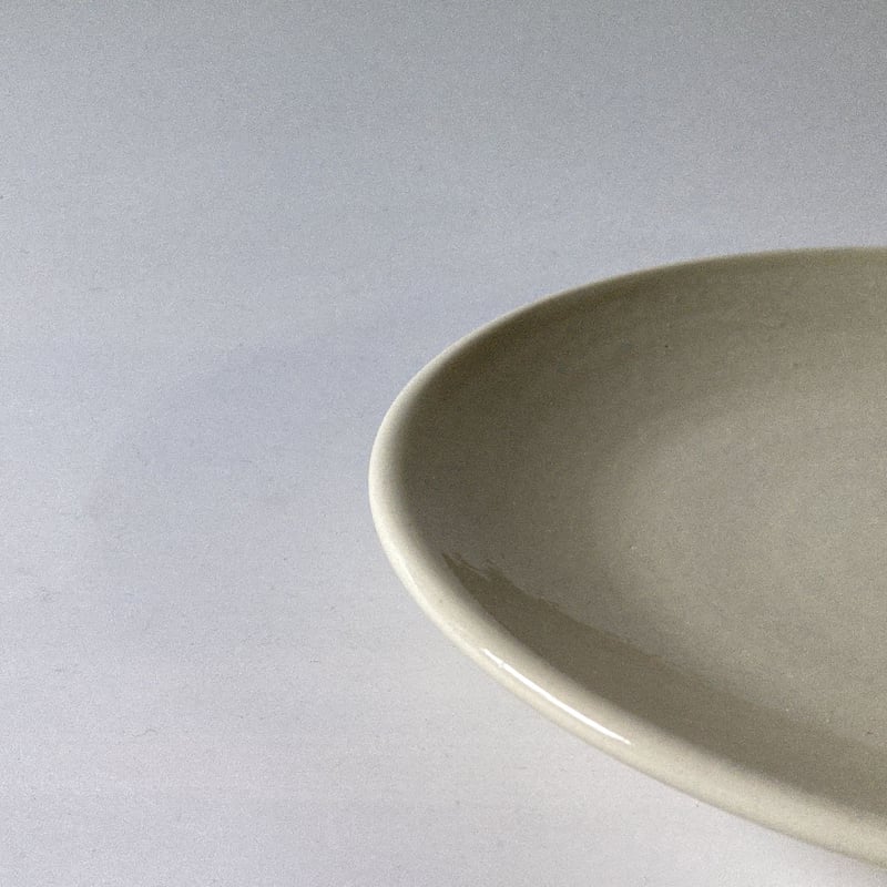 パチュリ様　李英才　平皿　径22.5cm　①＆②　２枚にて 平皿（7寸／約21㎝）白 （04） | 出西窯 on-line STORE