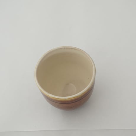 ウォーク型湯呑（小）飴　（14）