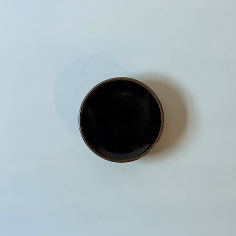 平皿（3.5寸／約10.5㎝）黒　（03）