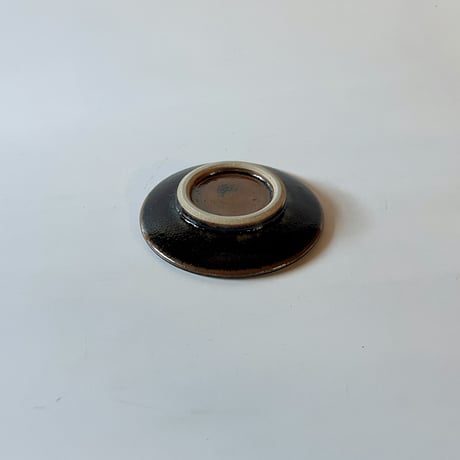 平皿（3.5寸／約10.5㎝）黒　（03）