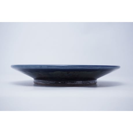 平皿（7寸／約21㎝）呉須　（04）