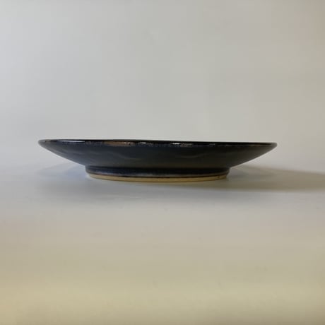 平皿（8寸／約24cm）黒　（04）