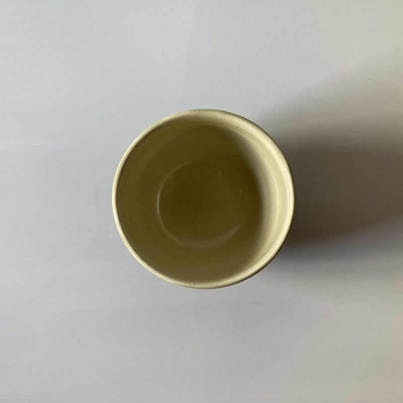 ブロカント　カフェ・オレボウル カフェオレボウル イエロー 黄色 ドット 水玉 フランス