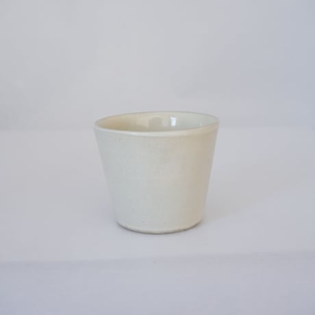 切立湯呑（小） 白　（04）