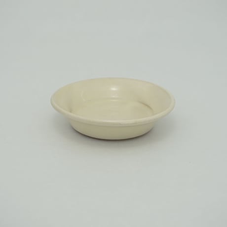 縁付平皿（3.5寸／約10.5㎝）白　（08）