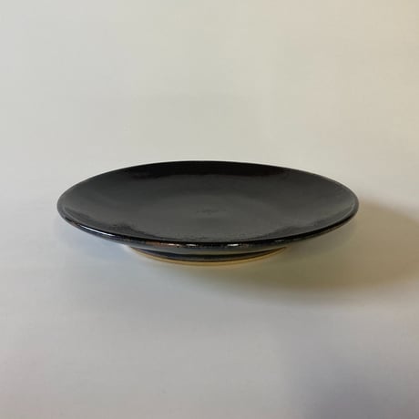 平皿（8寸／約24cm）黒　（04）
