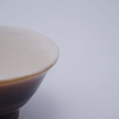 ご飯茶碗（小　口径約11.5cm・高さ約6cm）飴　（08）