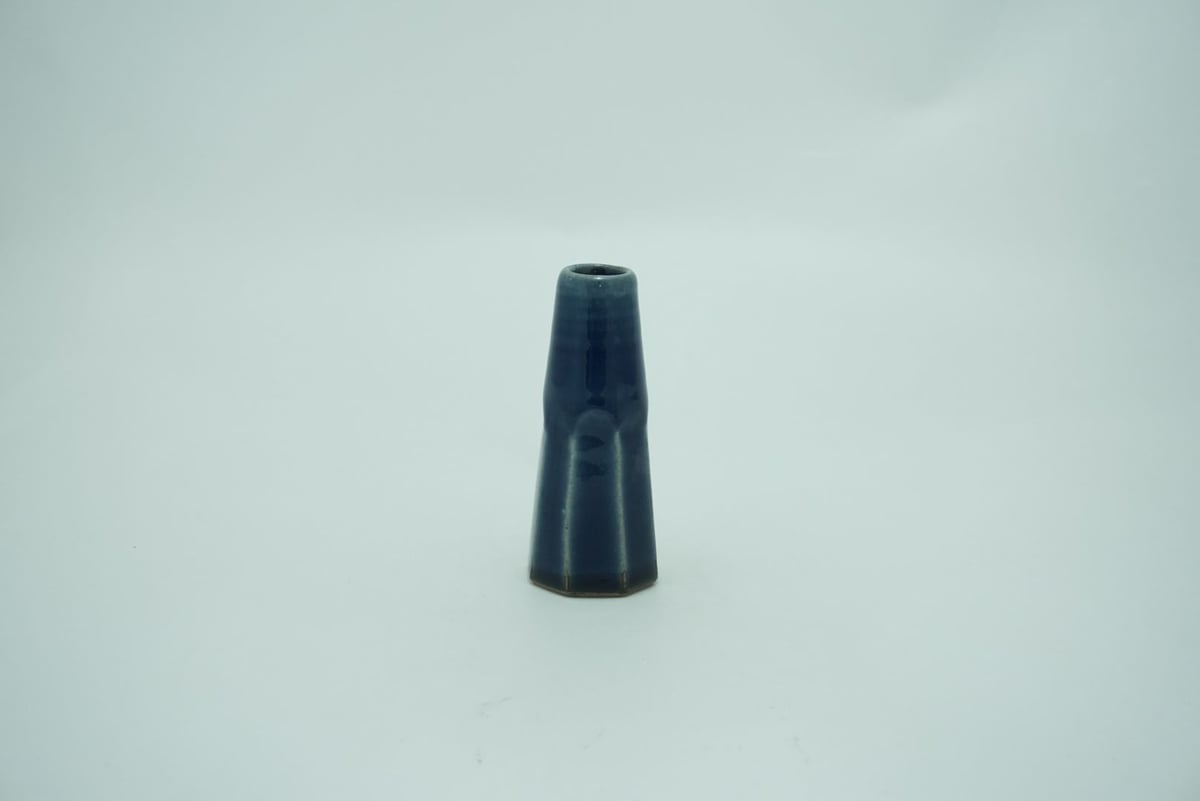 備前   面取角花入   信 花器 | 陶備堂オンラインショップ