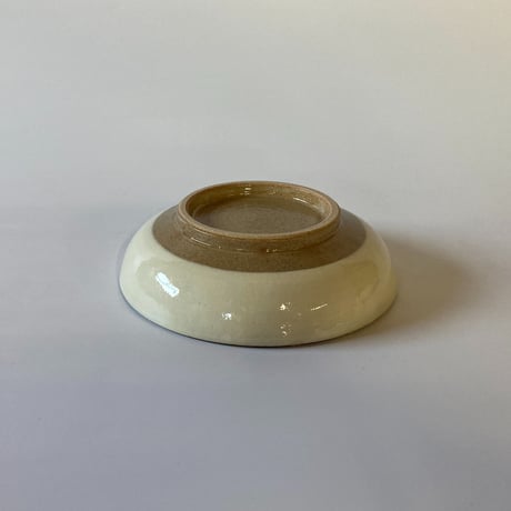 おでん皿（5寸／約15㎝）白縁鉄巻　（08）