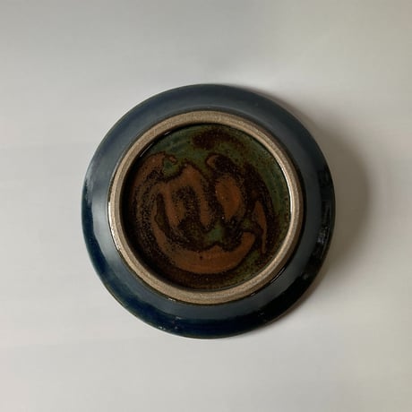 縁付平皿（7寸／約21㎝）呉須　（12）