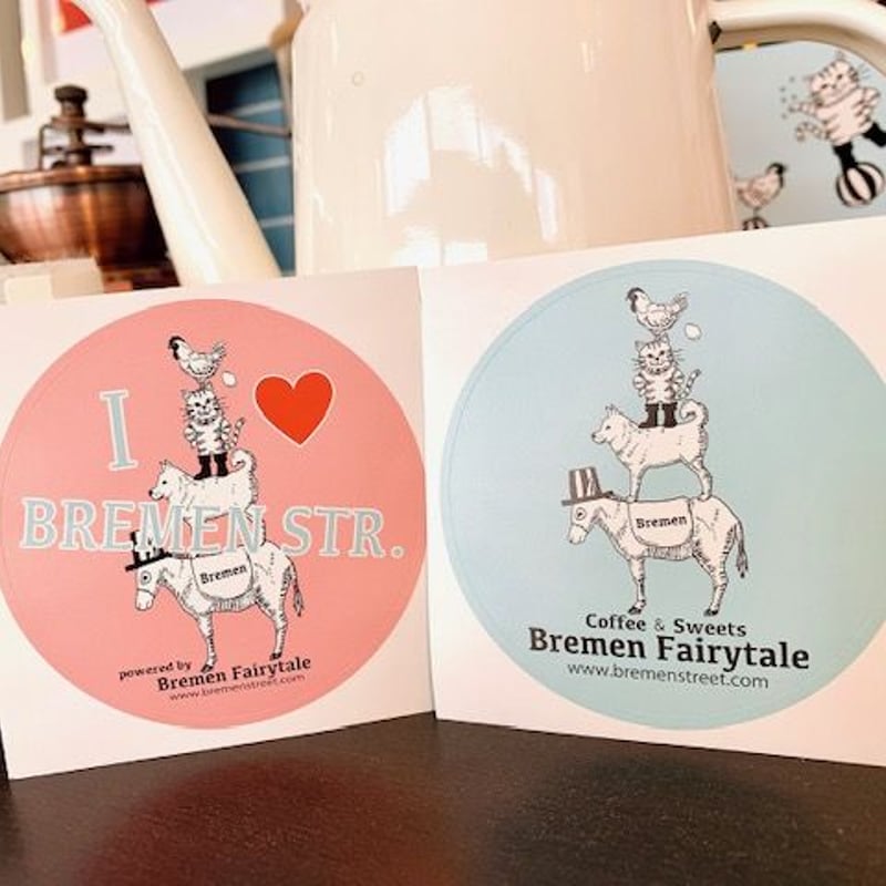 寄附つき応援ステッカー2枚セット | レジネス チャリティーストア