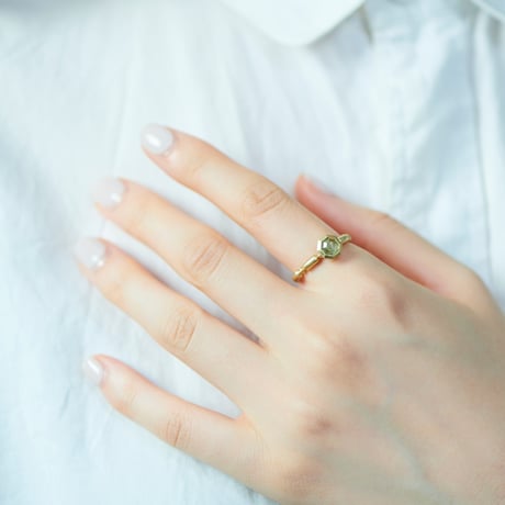 smoke / Natural gray Diamond Ring [bold]