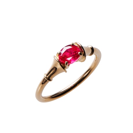 horn / Ruby Ring