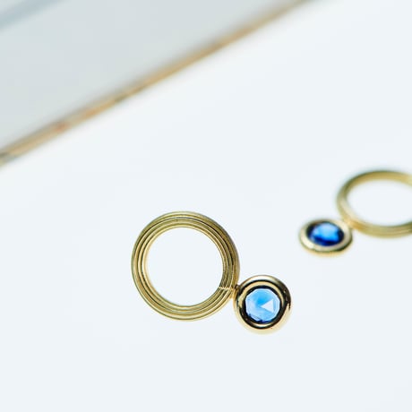 groove / Rose Cut Sapphire