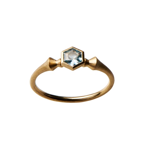 horn / Montana Sapphire Ring