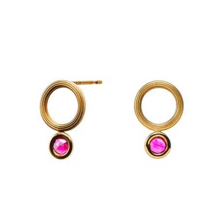 groove / Rose Cut Ruby