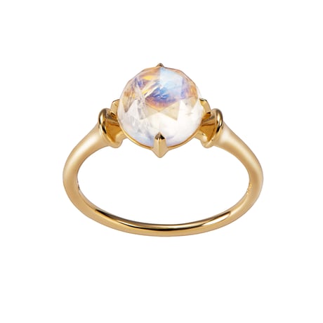horn / Dome cut Royal bluemoonstone Ring