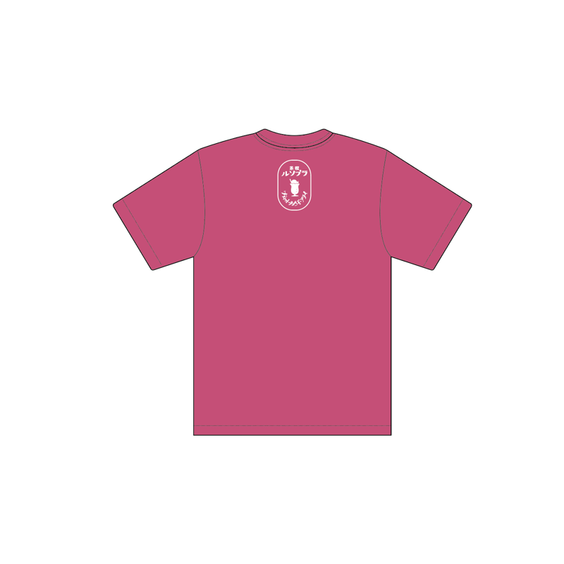 アリーで喫茶ラブソル オリジナルTシャツ（トロピカルピンク