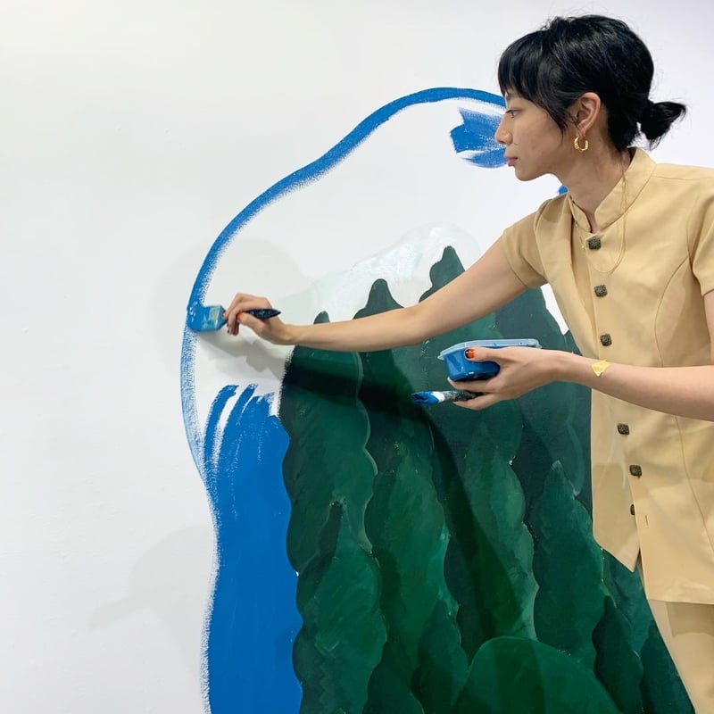 Lee Izumida painting wine bottle リー イズミダ Lee Izumida painting wine bottle リー イズミダ Lee Izumida