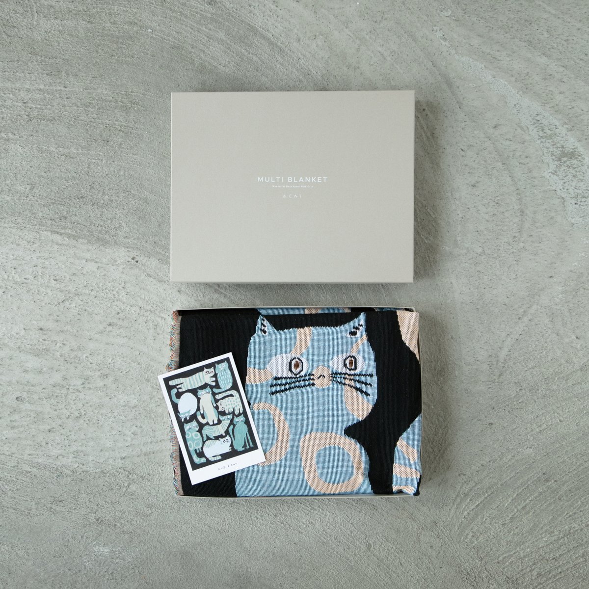 Multi Blanket “nekomoyou” 坪井香保里 | & CAT | O