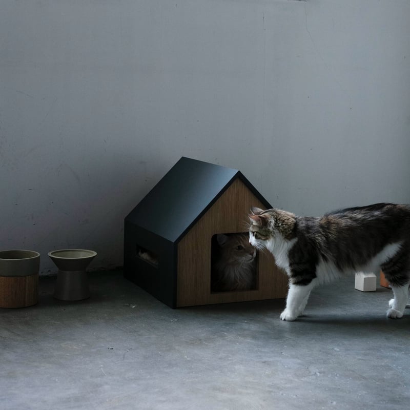 アラログ素材・キャットHOUSE（b） 程遠い