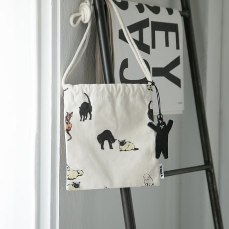 ドミニク レザーキーホルダー 黒ver.