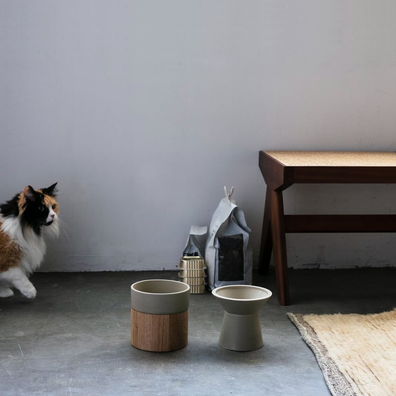 HM BOWL / water bowl ［ 砥粉 -tonoko- ］ | & CAT