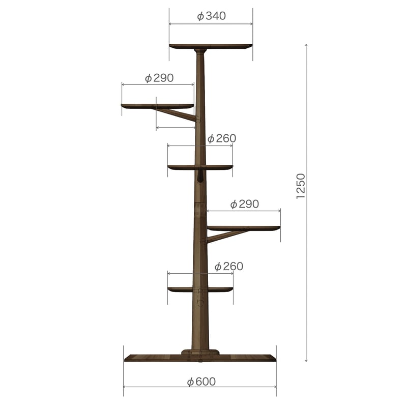 【ほぼ未使用】&CATキャットタワーKINOBORI / cat tower KINOBORI / cat tower | & CAT | ONLINE STORE