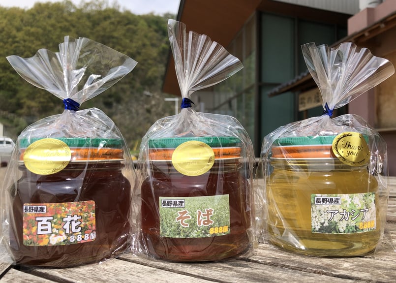 信州産天然純粋はちみつ(300g) × 3本セット【送料無料】 | 上田 道と川