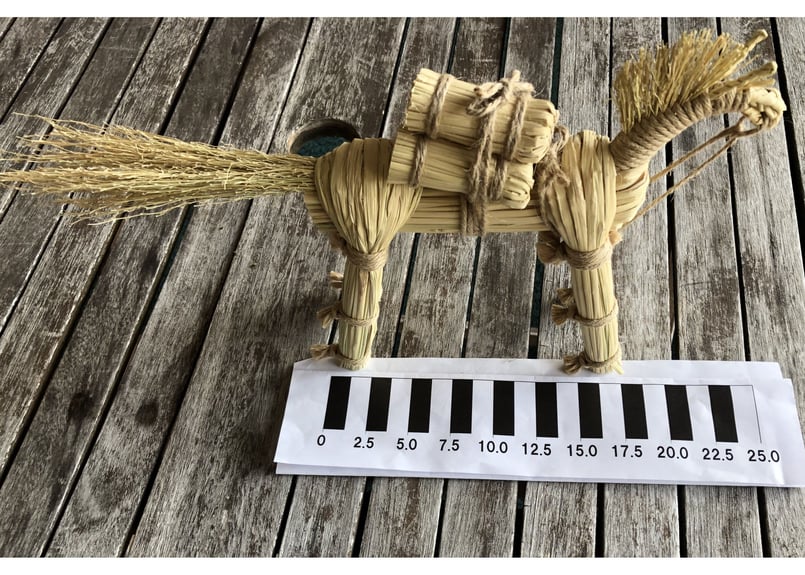 送料無料】わら馬 わら細工 伝統工芸 縁起物午年 | 上田 道と川の駅