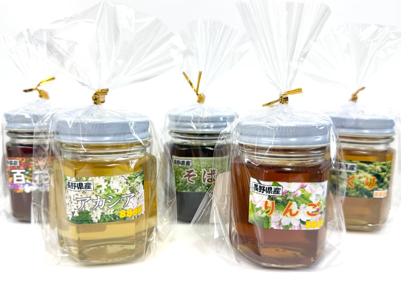 信州上田産 国産 天然 100％純粋 はちみつ 130g×5本セット アカシア