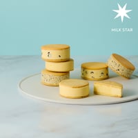 MILK STAR SAND 4個入り （ミルク・和紅茶アールグレイ・ラムレーズン・りんご）