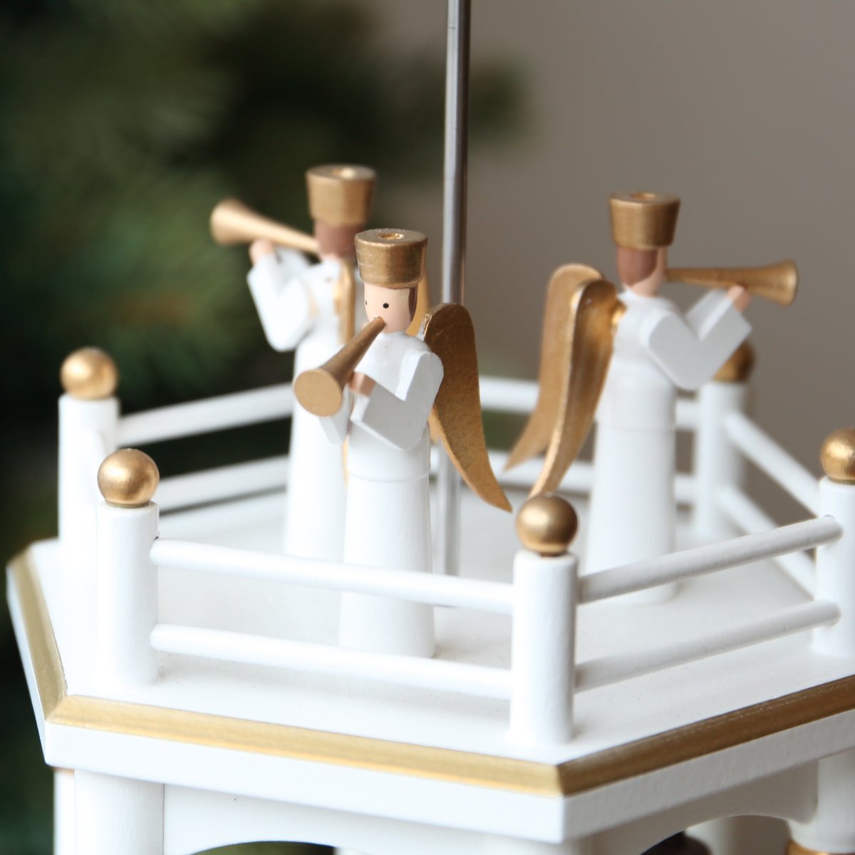 クリスマスピラミッド「キリスト生誕/白3段」 | ミュージアム