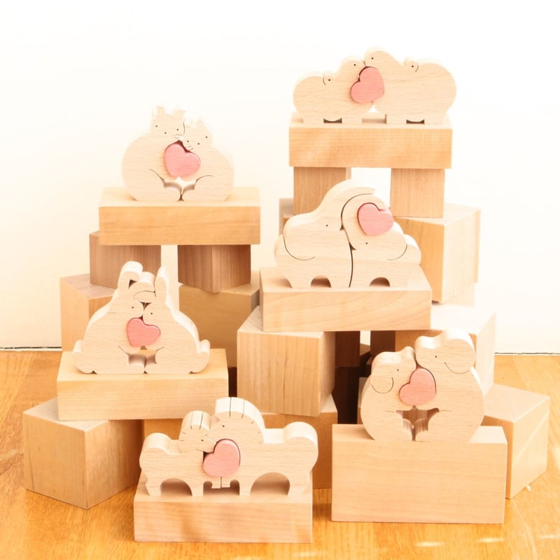 イヌのカップルとハート SC KA363 | ミュージアムショップ ALIMALI